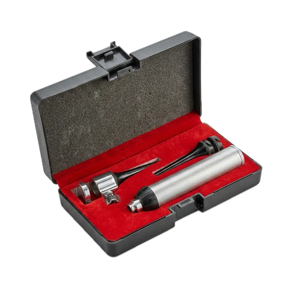 Zaxxan 04 diagnostic otoscope — IP67-sealed, finish 04, with hardshell case